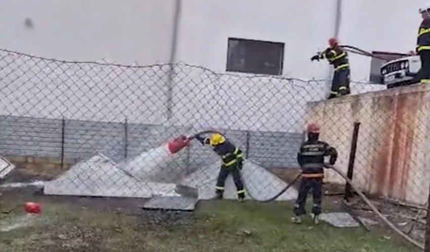 Şəmkirdə yanacaqdoldurma məntəqəsində yanğın