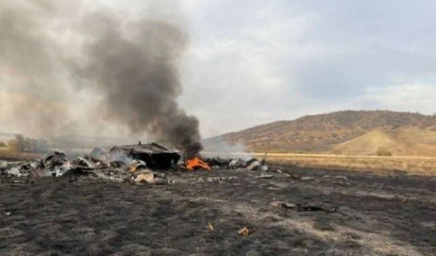 Gürcüstanda qəzaya uğrayan hərbi təyyarənin qara qutusu Türkiyəyə aparılıb