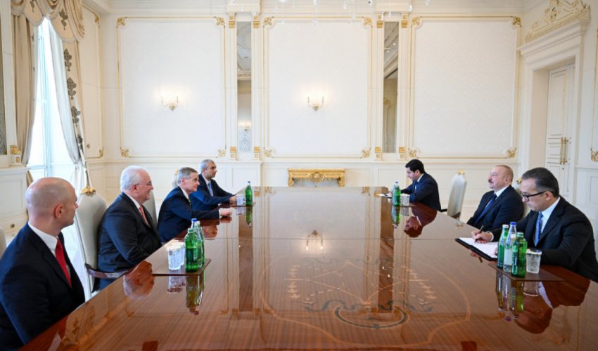 
Prezident ABŞ-ın İsa Məsihin Sonuncu Gün Müqəddəsləri Kilsəsinin nümayəndə heyətini qəbul edib