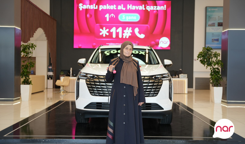 A Zagatala resident wins a car from Nar!