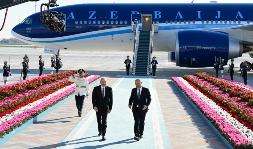Prezident İlham Əliyev Özbəkistanda səfərdədir