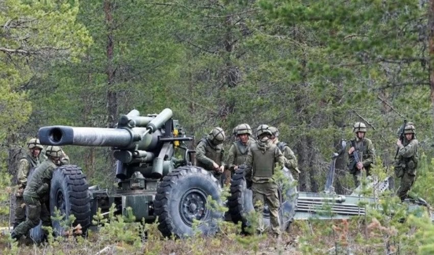 Finlandiyada Rusiya sərhəddi yaxınlığında artilleriya təlimləri başlayıb