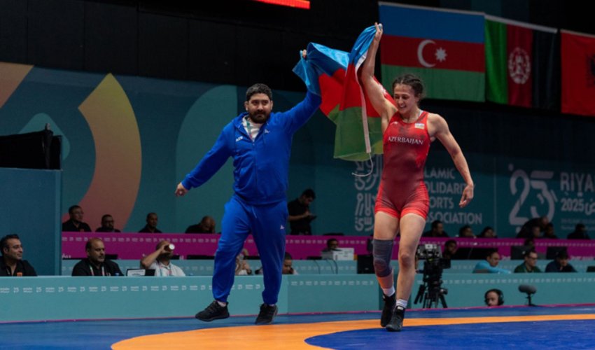 Azərbaycanın qadın güləşçisi İslamiadanın qalibi olub