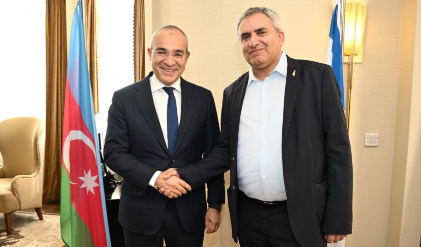 Azərbaycanla İsrail arasında iqtisadi əlaqələrin perspektivləri müzakirə olunub