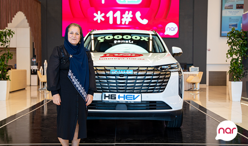 The next winner of Nar’s exciting lottery has received the keys to their new carĞğ