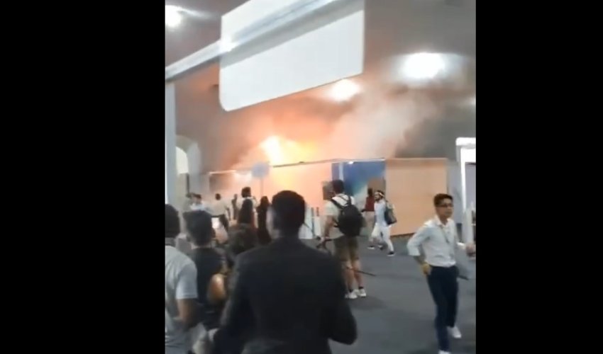 COP30 konfransında yanğın baş verib