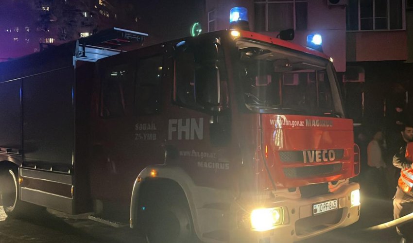 Yasamalda yaşayış binasında yanğınla bağlı cinayət işi açılıb - Yenilənib