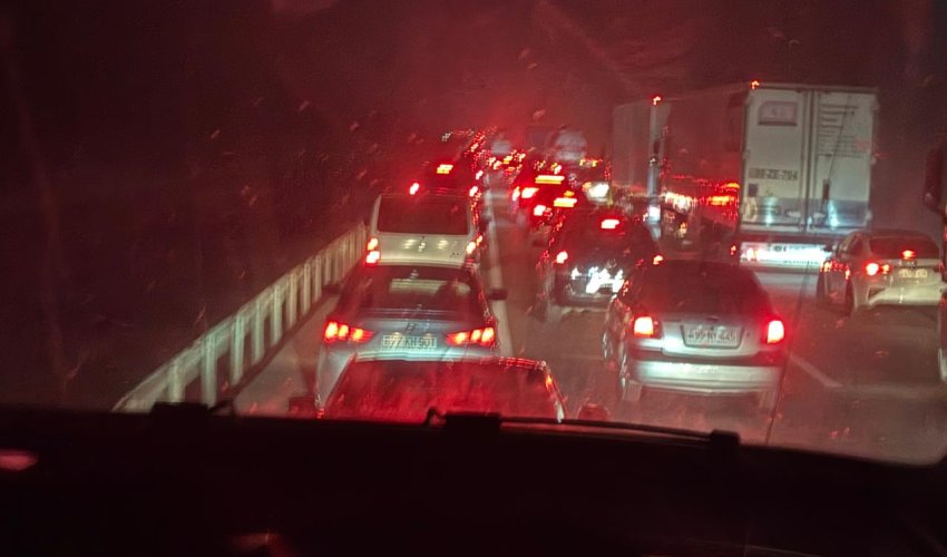 Bakı-Qazax yolunda sıxlıq yaranıb