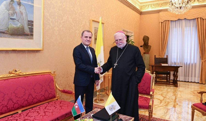 Ceyhun Bayramov Vatikanda Ermənistanla normallaşma prosesini müzakirə edib