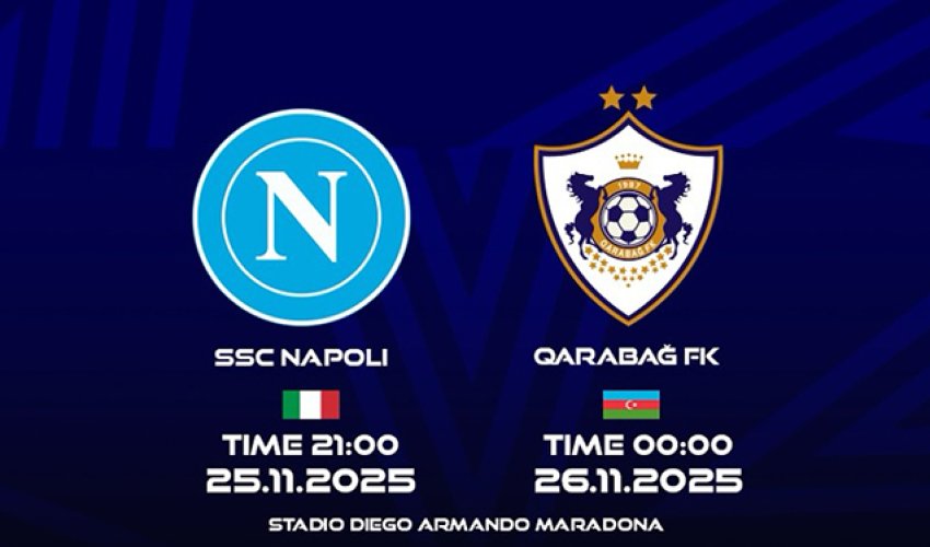“Qarabağ” “Napoli”yə qarşı - Canlı-Yenilənir