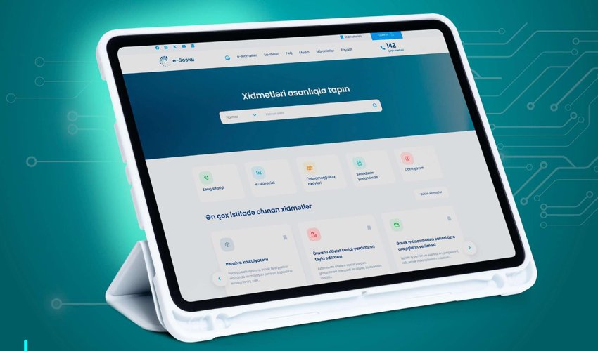 “e-sosial” internet portalından 13,8 milyon dəfə istifadə olunub