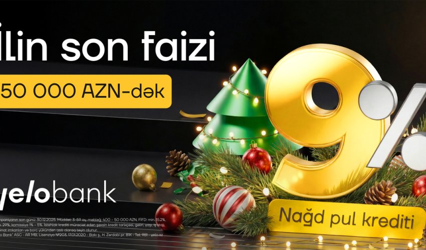 Celebrate the New Year with Yelo – cash loans from 9%!