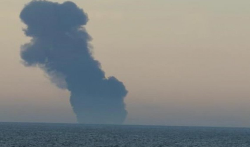 Bosfor boğazı yaxınlığında üzən tankerdə partlayış baş verib – Yenilənib