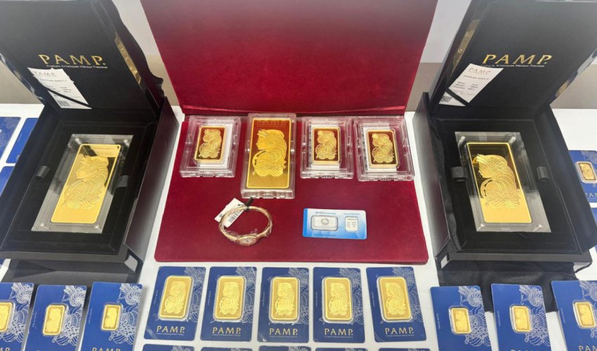 11 kq-a yaxın qızılın qanunsuz yolla Azərbaycana gətirilməsinin qarşısı alınıb