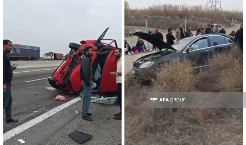 Salyanda yol qəzası olub, xəsarət alan var