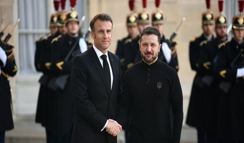Zelenski Parisdə Makronla görüşəcək