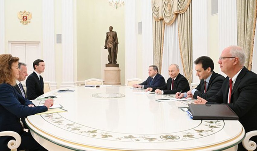 Началась встреча Путина с Уиткоффом и Кушнером