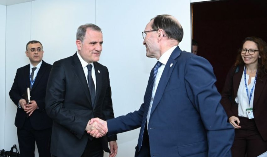 Ceyhun Bayranov Norveç XİN rəhbəri ilə görüşüb