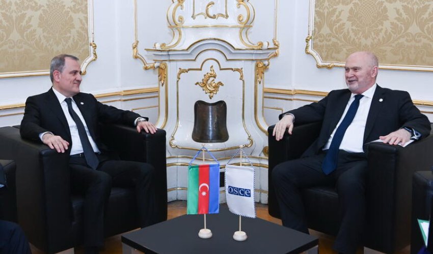 Джейхун Байрамов обсудил с генсеком ОБСЕ мирный процесс между Азербайджаном и Арменией