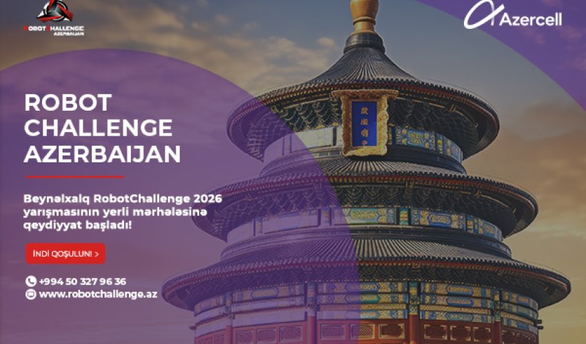 
Azercell Beynəlxalq Robot Olimpiadasının Azərbaycandakı rəsmi sponsoru oldu