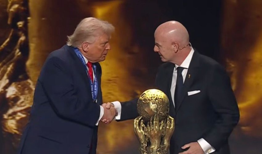 Дональд Трамп первым в истории получил Премию мира ФИФА