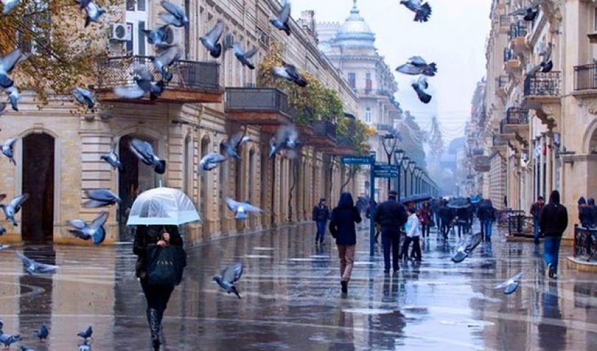 В Баку в воскресенье ожидаются осадки