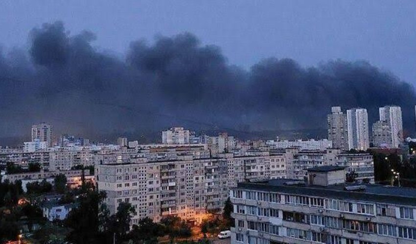 Массированная атака на Киев