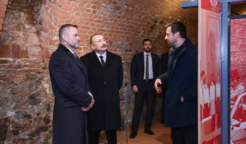 Azərbaycan və Slovakiya Prezidentləri Bratislavada Devin qəsrində olublar - Yenilənib