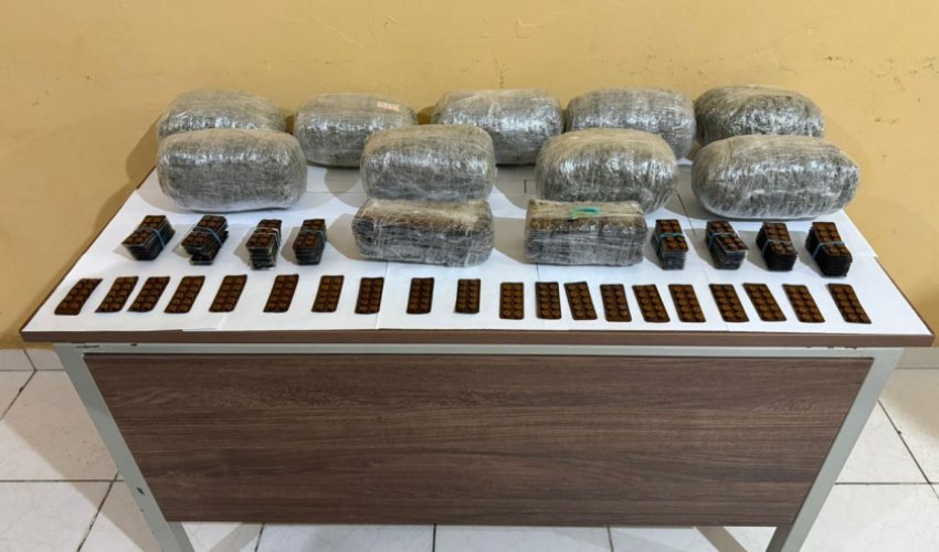 Külli miqdarda narkotik vasitənin ölkə ərazisinə keçirilməsinin qarşısı alınıb