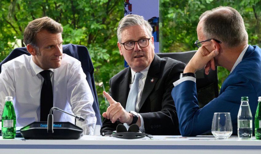 Европейские лидеры сверили часы с Трампом по мирному плану