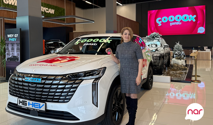 В лотерее «Çoox Şanslı» от «Nar» разыгран 7-й автомобиль