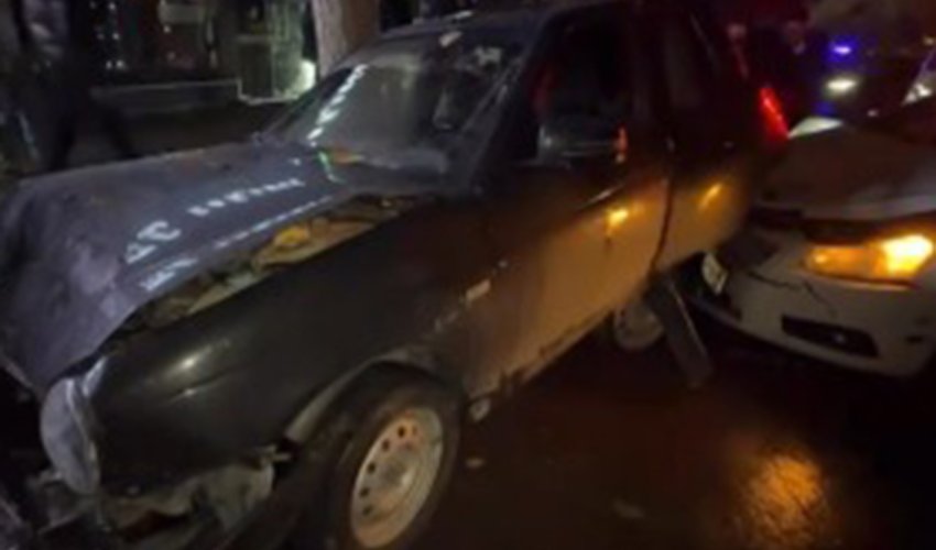 Sumqayıtda zəncirvari qəza baş verib, 8 maşın toqquşub