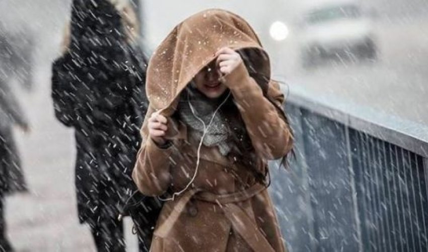 Sabah Bakıya sulu qar yağacaq - XƏBƏRDARLIQ