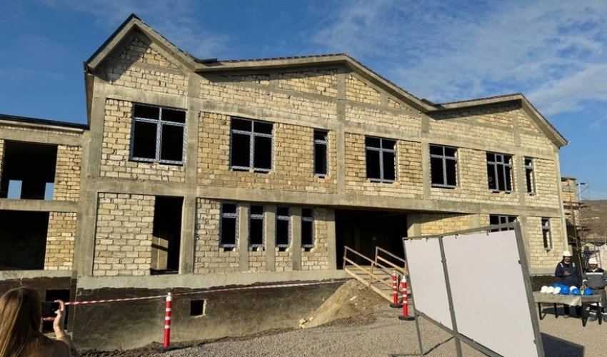 Mahruzlu kəndində tikilən uşaq bağçası gələn il açılacaq