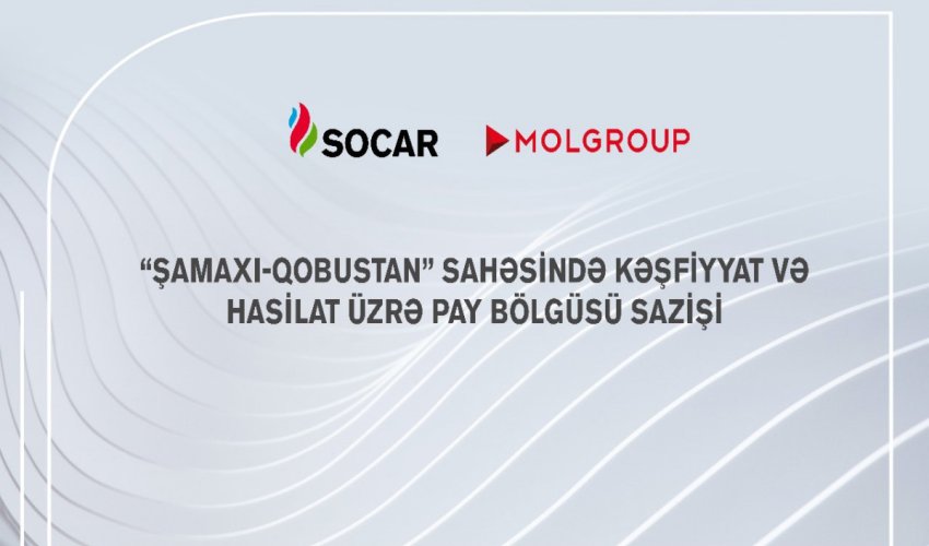 SOCAR və Macarıstanın MOL Group-u Şamaxı-Qobustan sahəsində kəşfiyyat və hasilat sazişi imzalayıb