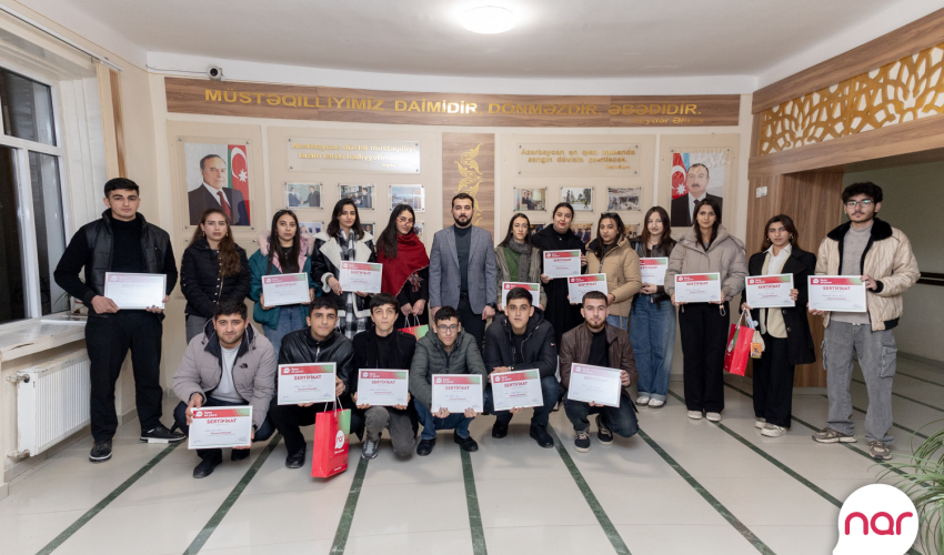 &ldquo;Nar&rdquo; regionlarda peşəkar kadr hazırlığına dəstək olur