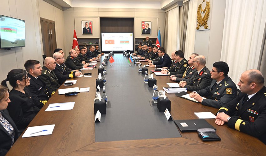 Bakıda 17-ci Azərbaycan-Türkiyə Yüksək Səviyyəli Hərbi Dialoq İclası keçirilir