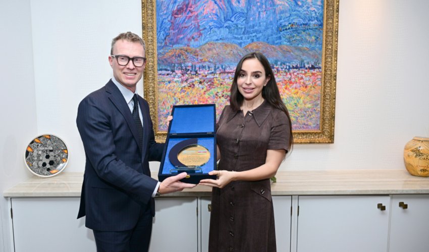 Leyla Əliyeva ÜST-nin xüsusi nümayəndəsi ilə görüşüb