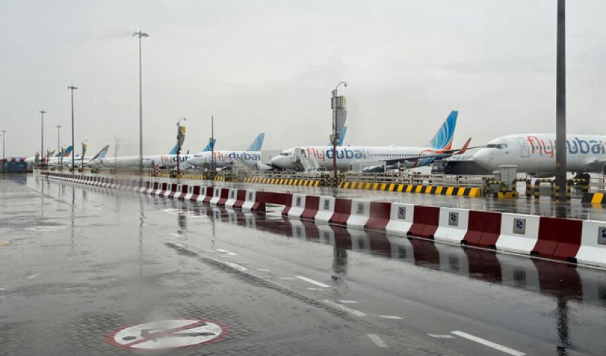 Dubay aeroportunda 200-dən çox aviareys gecikib və ya ləğv edilib