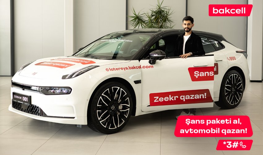 The 11th luxury car winner in the Bakcell lottery has been announced!