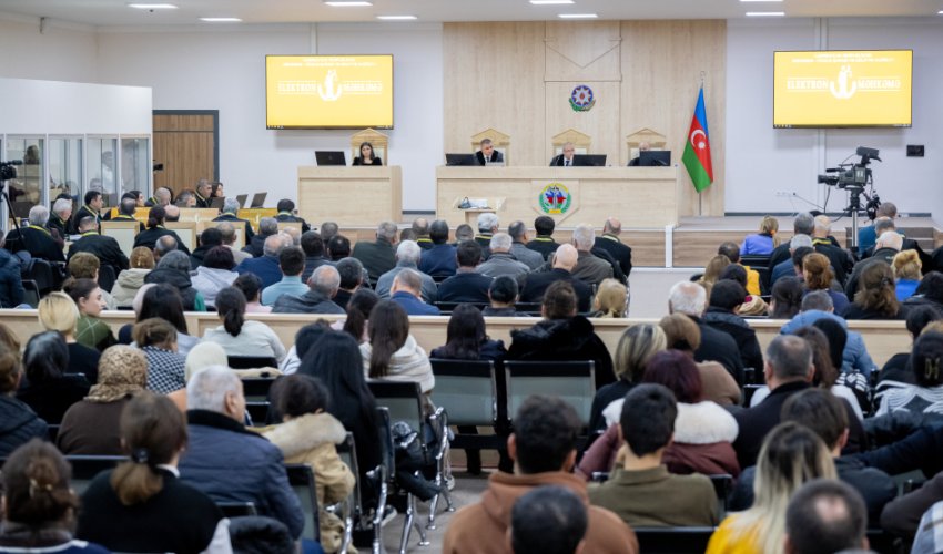 Ermənistan vətəndaşlarının məhkəməsi təqsirləndirilən şəxslərin son söz çıxışları ilə davam etdirilib