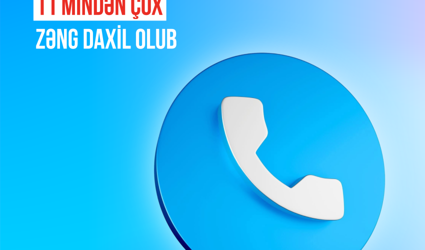 TƏBİB-in &ldquo;815&rdquo; Çağrı Mərkəzinə noyabrda 11,7 min zəng daxil olub