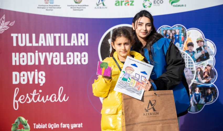 Azərsun Holdinq&rdquo;in &ldquo;Tullantıları hədiyyələrə dəyiş&rdquo; ekoloji festivalına dəstək verib