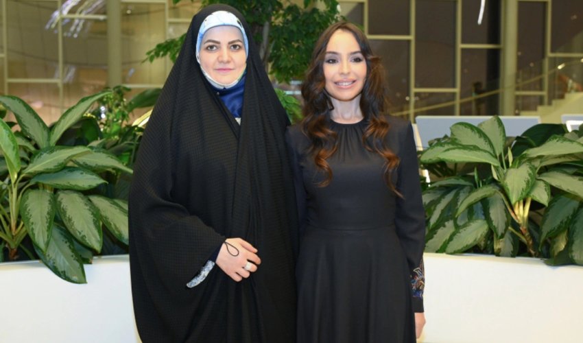 Leyla Əliyeva Zəhra Pezeşkianla görüşüb