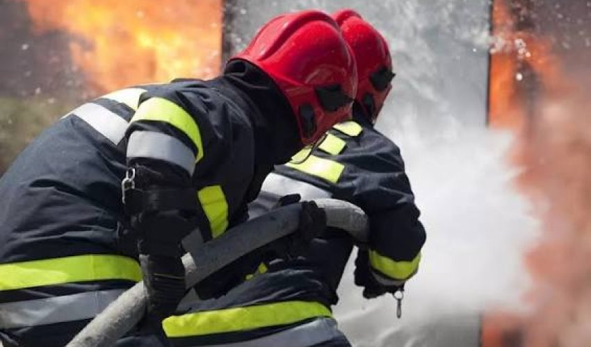 Balakəndə orta məktəb binasında yanğın olub