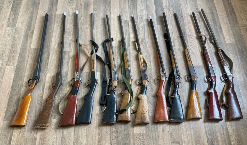 Azərbaycanda bir gündə 3 avtomat, 1 pulemyot və 182 patron müsadirə edilib