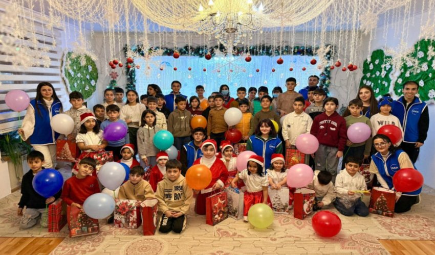 Leyla Əliyevanın təşəbbüsü ilə Gəncədə uşaq evində Yeni il tədbiri keçirilib