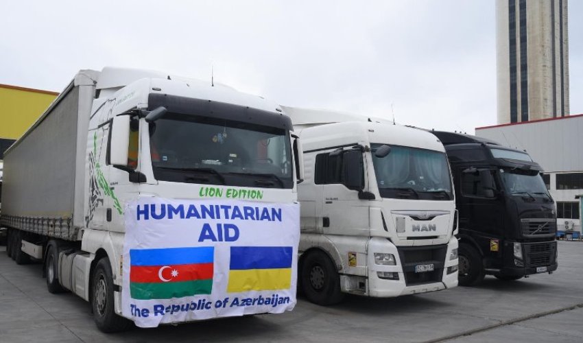 Cari ildə Ukraynaya göstərilən humanitar yardımın məbləği açıqlanıb