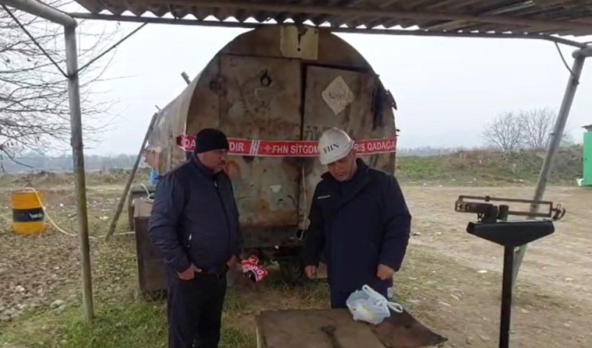 Qazaxda maye qazdoldurma məntəqəsinin istismarı dayandırılıb