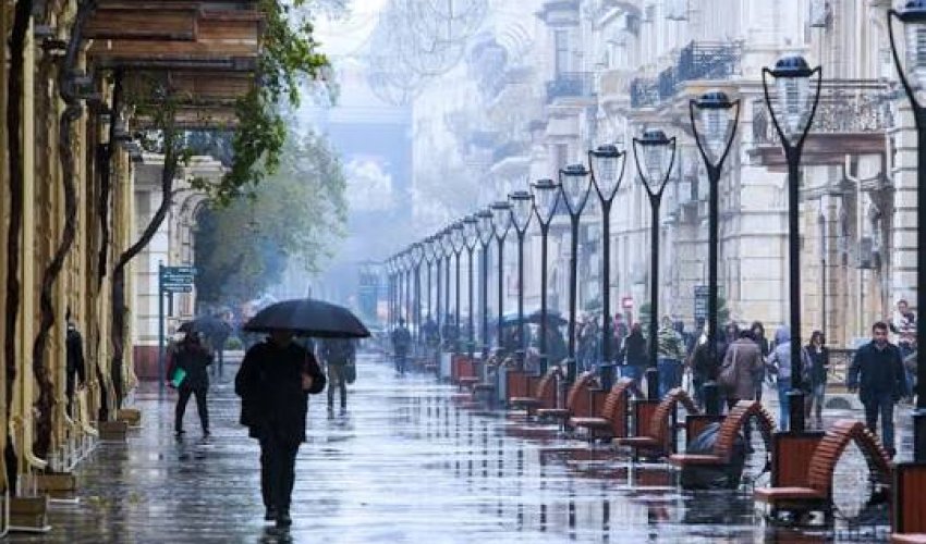 В ряде регионов Азербайджана наблюдаются осадки и ветер